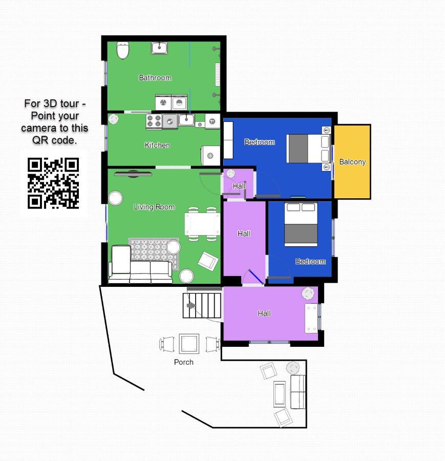 Aday - 2 Bedroom Apartment With Patio Aalborg Buitenkant foto